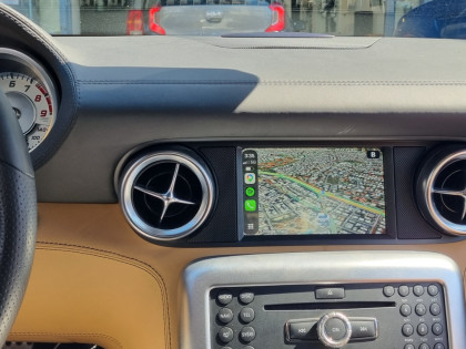 Εγκατάσταση CarPlay/Android Auto και μετατροπή Οθόνης σε Touch Screen σε Mercedes AMG SLS.