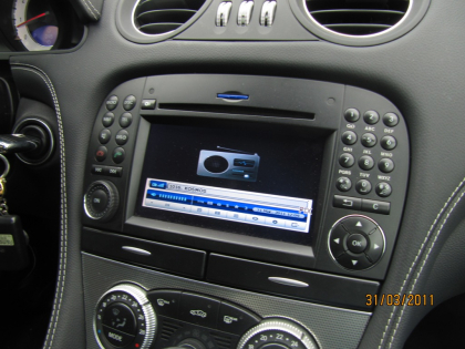 Εγκατάσταση Video Input & TV Tuner MPEG4 σε Mercedes SL (R230).