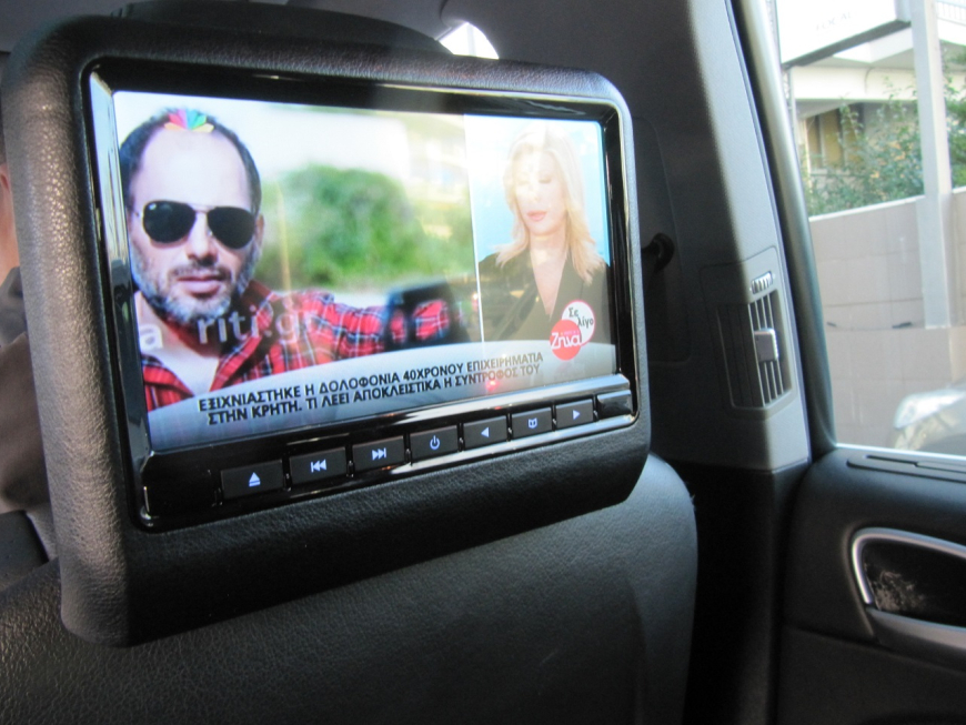 Εγκατάσταση Car Navigation Kenwood DNX8160Dabs, οθόνες στα προσκέφαλα και κάμερα σε Porsche Cayenne S.