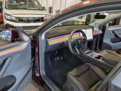 Εγκατάσταση ambient lights σε Tesla Y