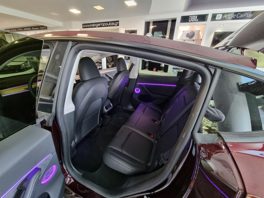 Εγκατάσταση ambient lights σε Tesla Y