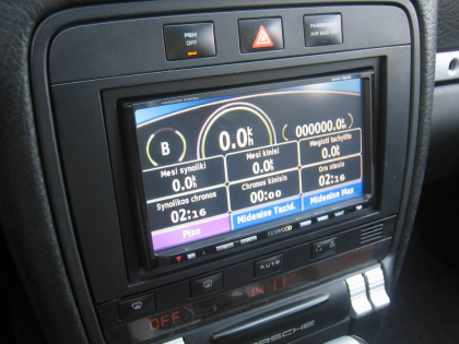 Εγκατάσταση Car Cinema Navigation Kenwood DNX-7200 σε Porsche Cayenne.