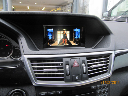 Εγκατάσταση Video & TV Input, ενσωματώνοντας TV Tuner MPEG4 σε Mercedes E 200 W212.