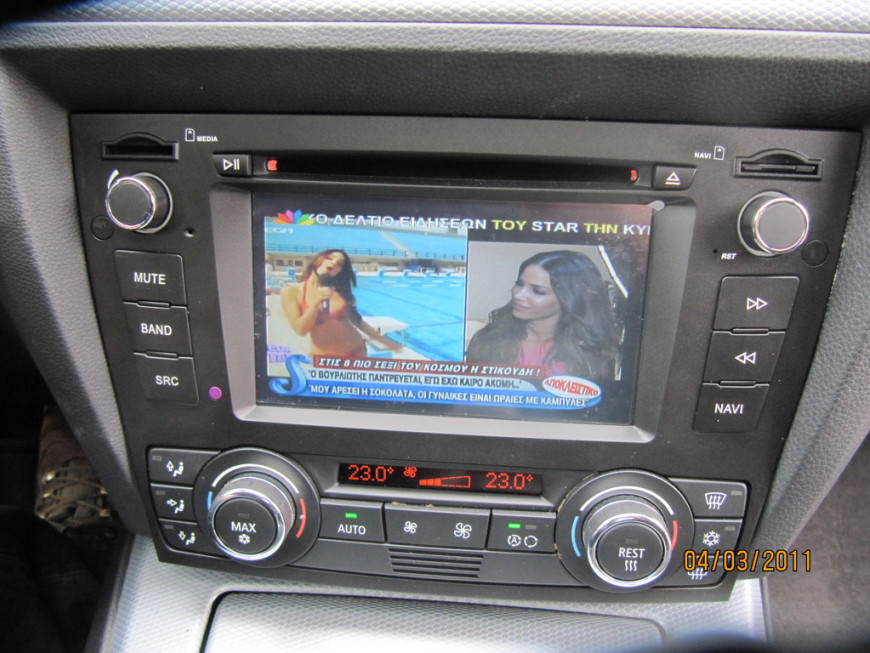 Εγκατάσταση OEM Car TV, Navigation & Camera σε BMW Series 3.