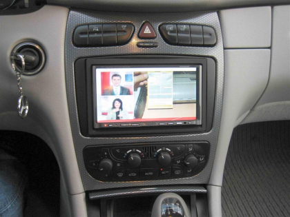 Εγκατάσταση Car Cinema και συστήματος πλοήγησης Kenwood DDX-6029 σε Mercedes CLK 200.