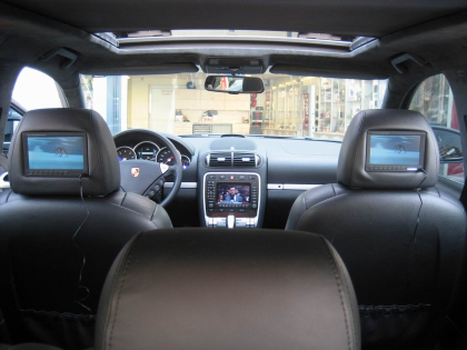 Εγκατάσταση Car Cinema Eton - Macrom - Pioneer σε Porsche Cayenne