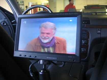 Εγκατάσταση Car Cinema Macrom σε Mercedes S320.