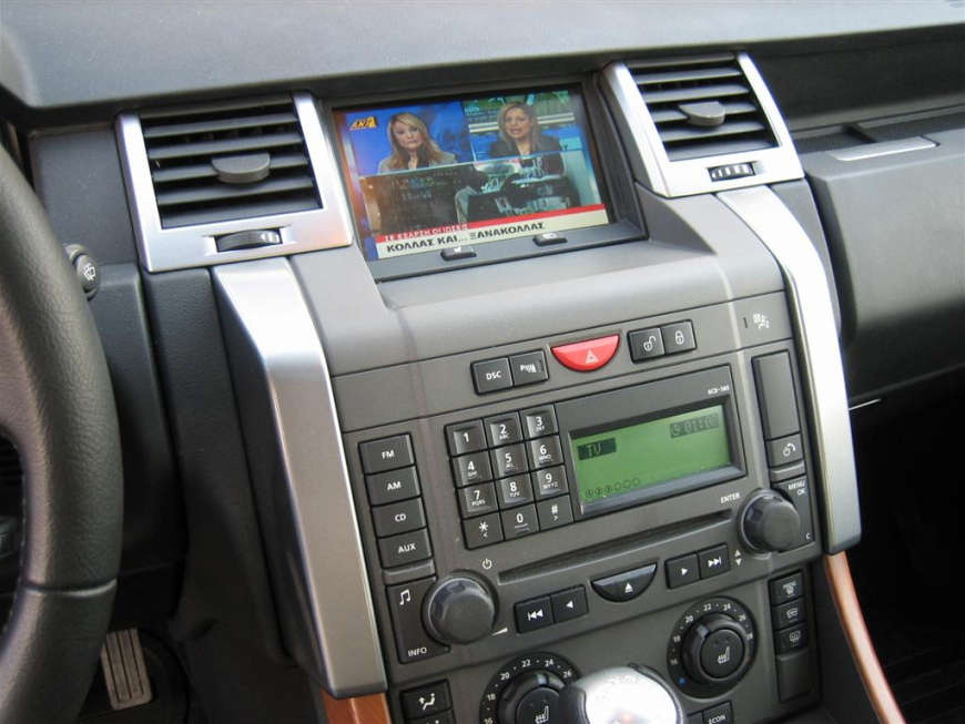 Εγκατάσταση TV Tuner και unlock της εργοστασιακής οθόνης σε Range Rover Super Charged Sport,