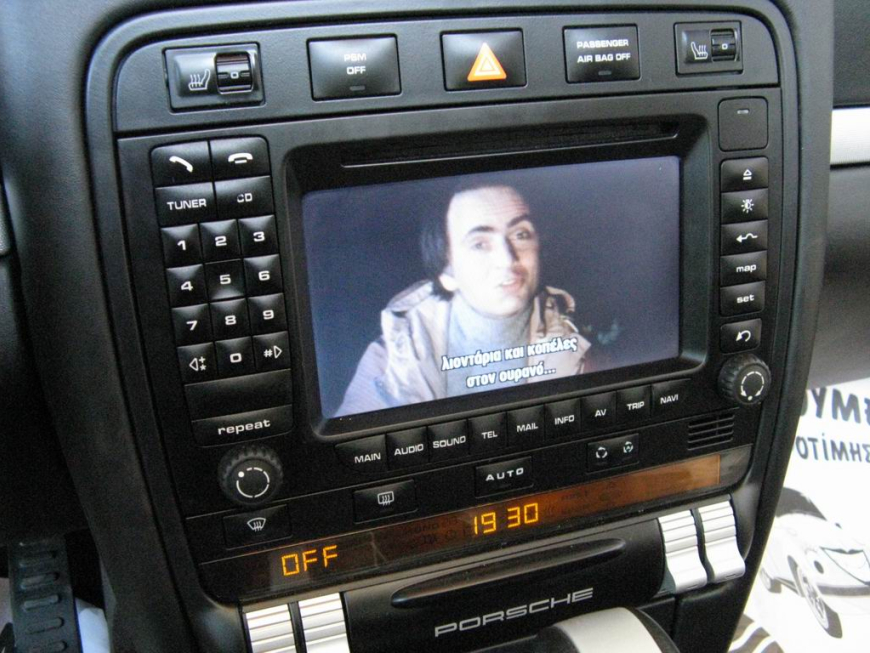 Εγκατάσταση TV Tuner και Unlock της εργοστασιακής οθόνης σε Porsche Cayenne