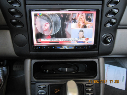 Εγκατάσταση Car Cinema Pioneer AVH-8400BT σε Porsche Boxster 986.
