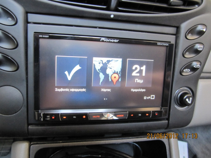 Εγκατάσταση Car Cinema Pioneer AVH-8400BT σε Porsche Boxster 986.