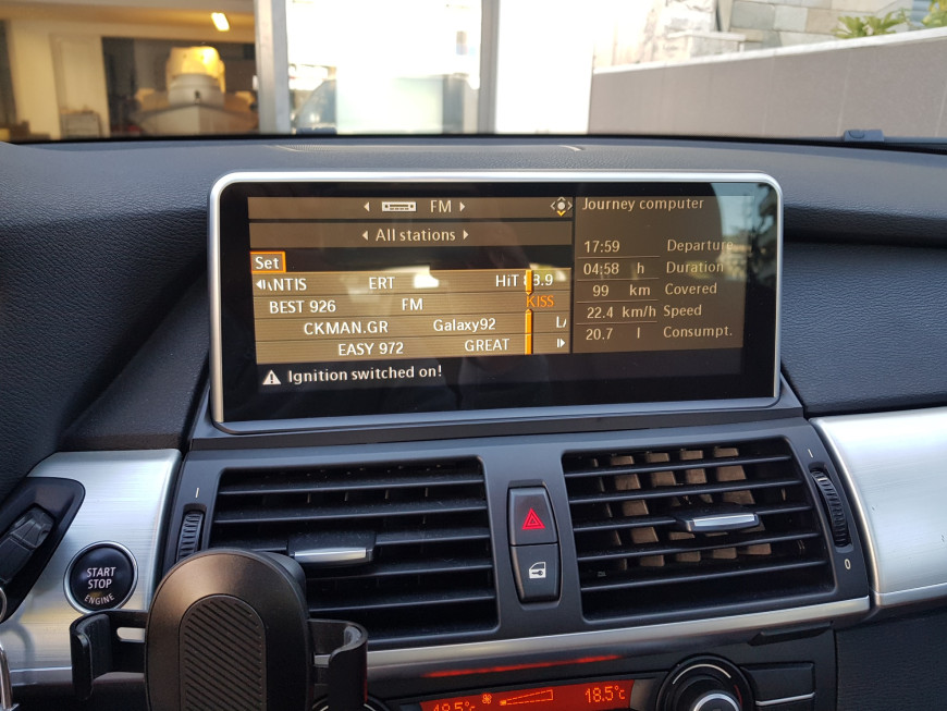 Εγκατάσταση Apple CarPlay, Android και Front & Rear Camera της Alpine σε BMW X5 E70.