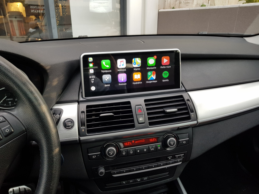 Εγκατάσταση Apple CarPlay, Android και Front & Rear Camera της Alpine σε BMW X5 E70.