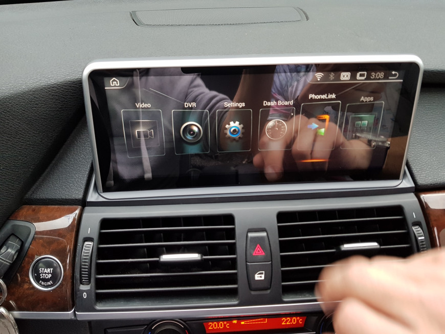 Εγκατάσταση Car Cinema & Navigation Android σε BMW X5 E70.