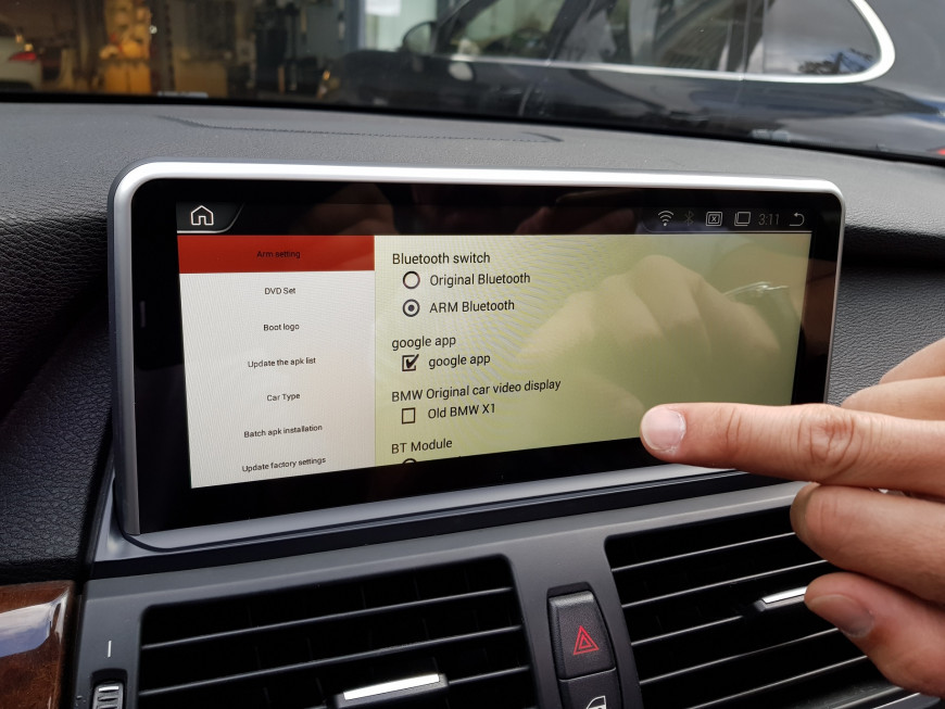 Εγκατάσταση Car Cinema & Navigation Android σε BMW X5 E70.