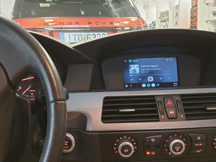 Εγκατάσταση Wireless CarPlay, Android Auto & Κάμερα Οπισθοπορείας σε BMW 5 Series E60.
