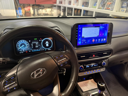 Εγκατάσταση ΟΕΜ οθόνης LM Digital σε Hyundai KONA