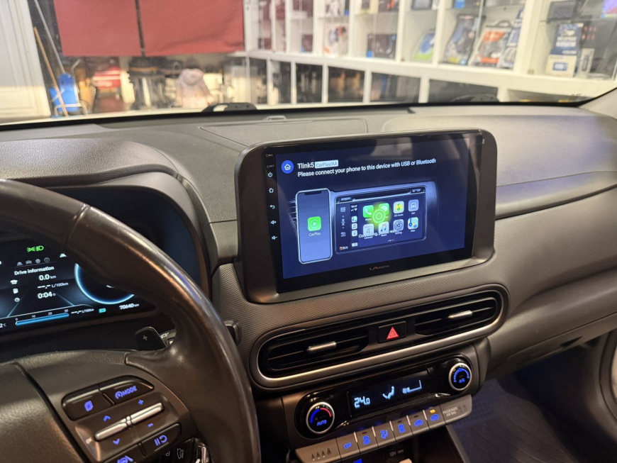 Εγκατάσταση ΟΕΜ οθόνης LM Digital σε Hyundai KONA