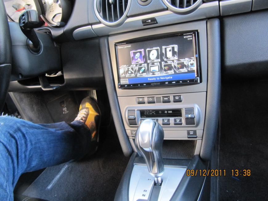 Εγκατάσταση Car Cinema & Navigation – Kenwood DNX9280BT & TV Tuner σε Porsche Cayman S