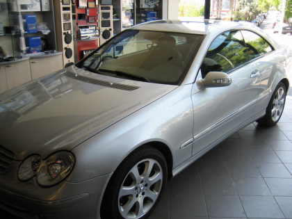 Εγκατάσταση Car Cinema σύστημα JVC KW-AVX706 σε Mercedes CLK 200.